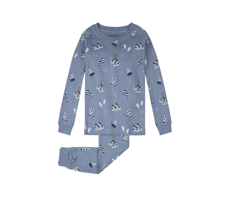 Cozy Winter Accessories Print PJ Set