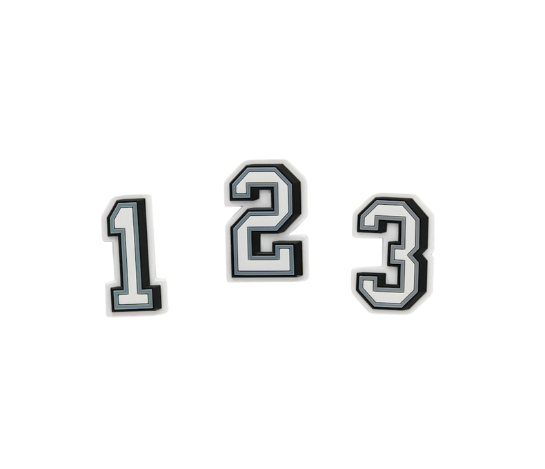 Varsity Numbers Jibbitz