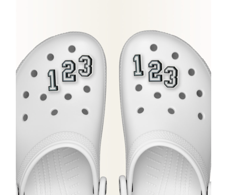 Varsity Numbers Jibbitz