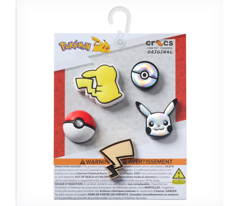 Elevated Pokemon 5 Pack Jibbitz