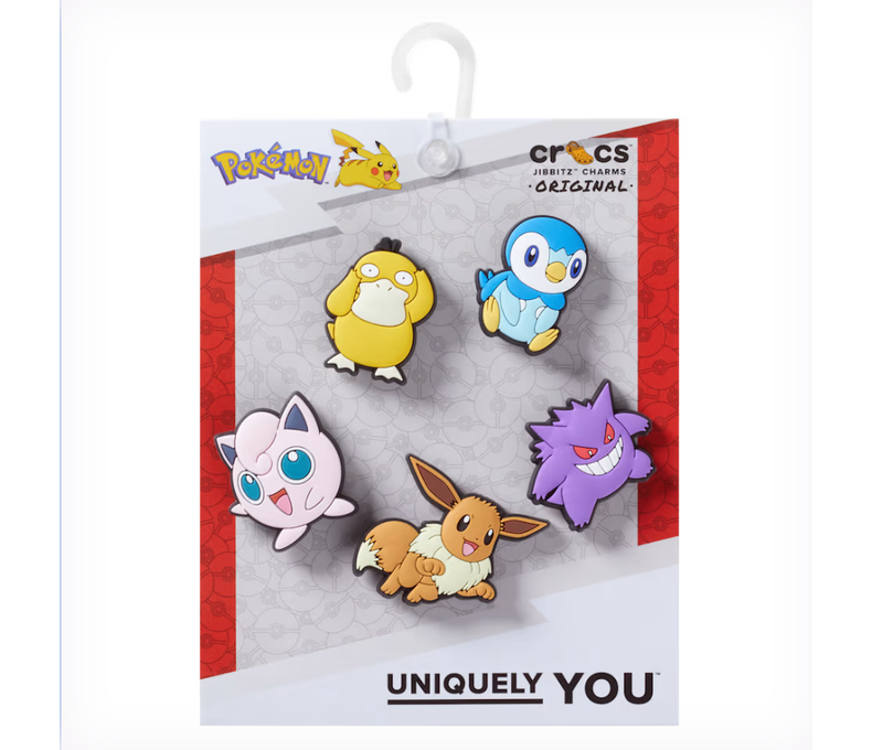Pokémon Assorted 5 Pack Jibbitz