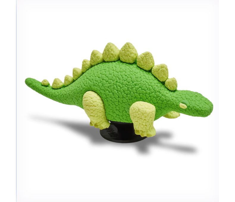 3D Green Dino with Scales
