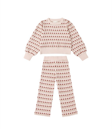 Jacquard Knit Set
