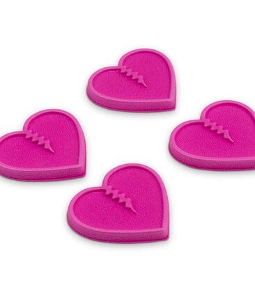 Mini Hearts Stomp Pads 4-pack
