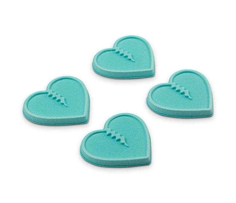 Mini Hearts Stomp Pads 4-pack