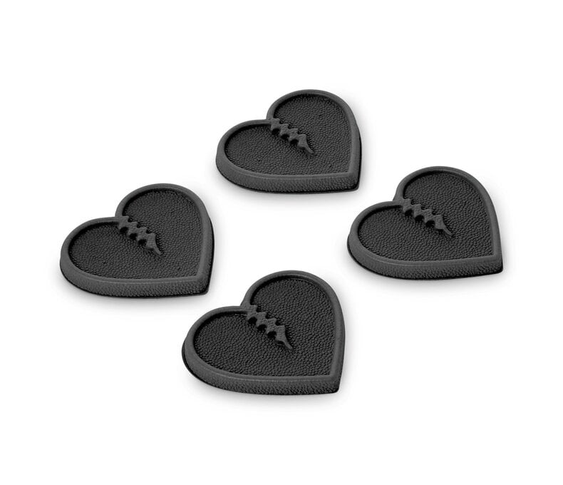 Mini Hearts Stomp Pads 4-pack