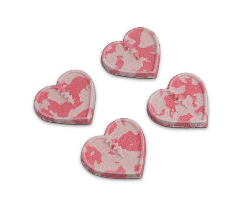 Mini Hearts Stomp Pads 4-pack