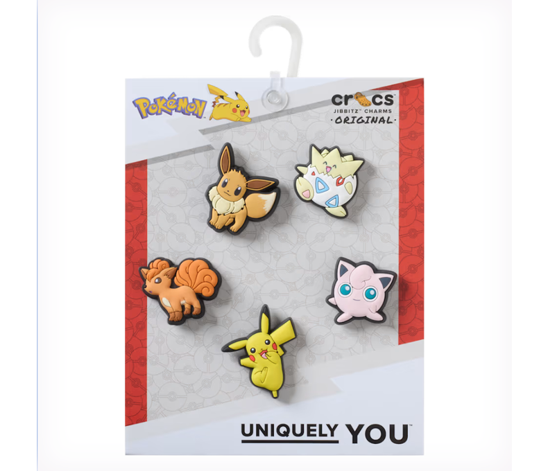 Pokémon Character 5 Pack Jibbitz