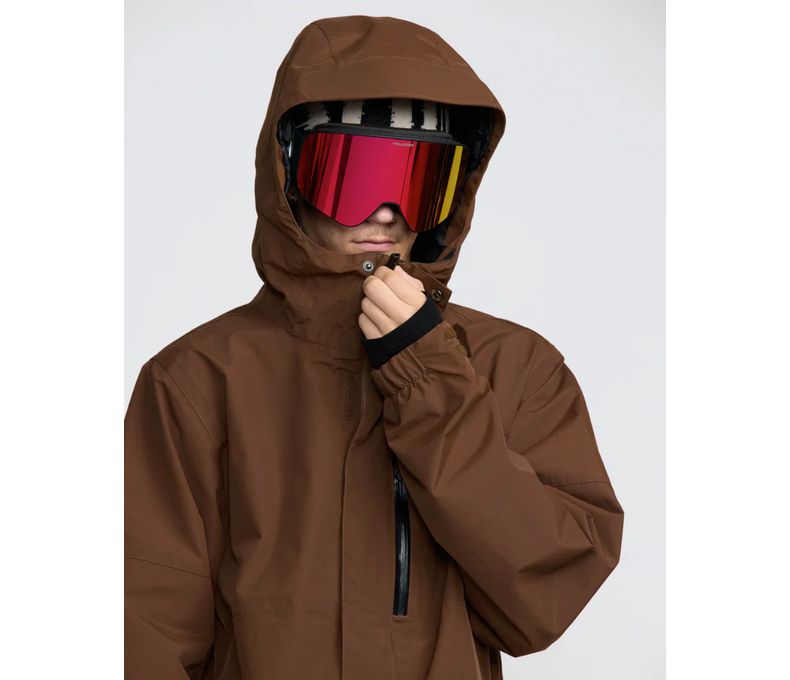 L Gore-Tex Jacket Brown Men's