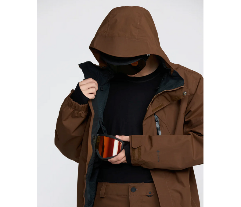 L Gore-Tex Jacket Brown Men's