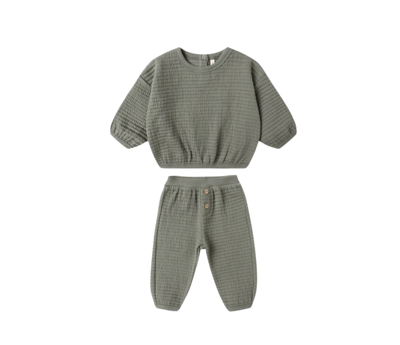 Textured Sweat Set