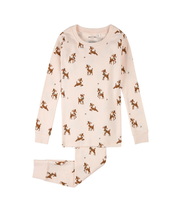 Reindeer Print PJ Set