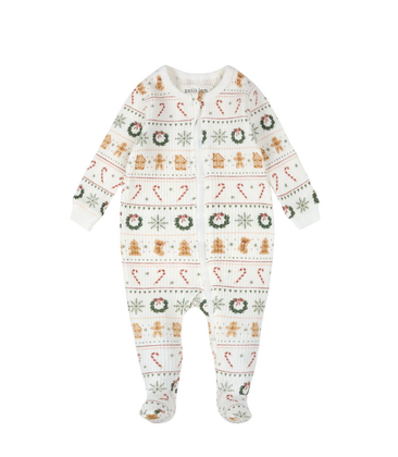 Holiday Treats Fair Isle Print Thermal Sleeper