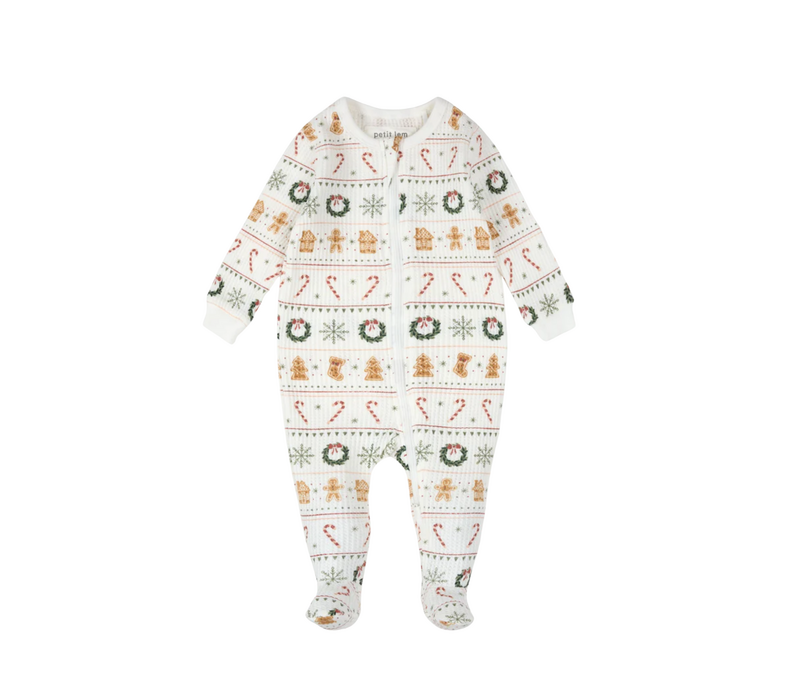 Holiday Treats Fair Isle Print Thermal Sleeper