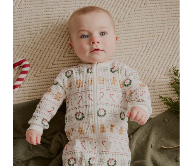 Holiday Treats Fair Isle Print Thermal Sleeper