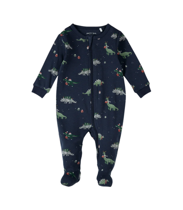 Holiday Dinosaur Print Sleeper