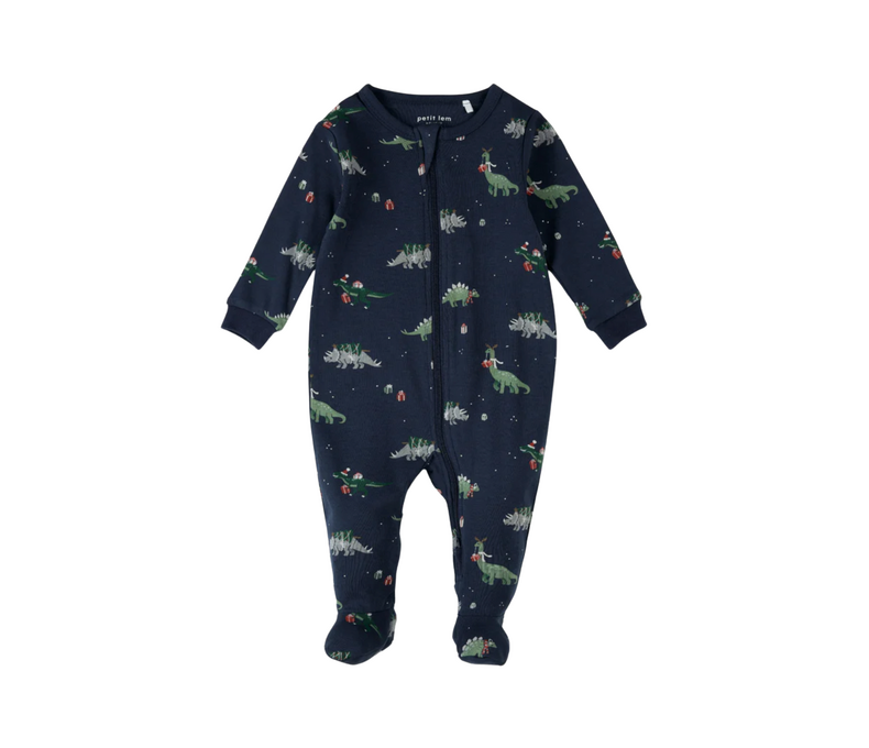 Holiday Dinosaur Print Sleeper