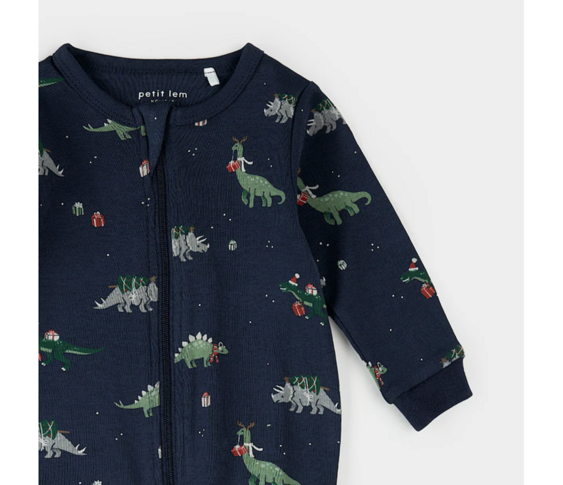 Holiday Dinosaur Print Sleeper