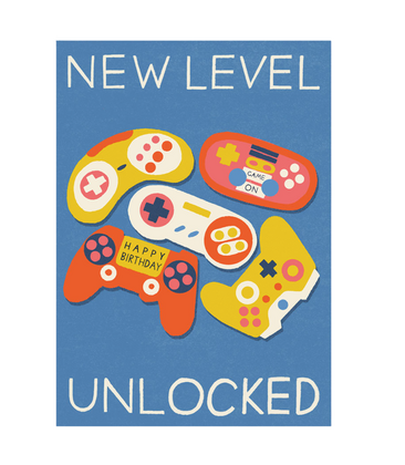 New Level Unlocked Card