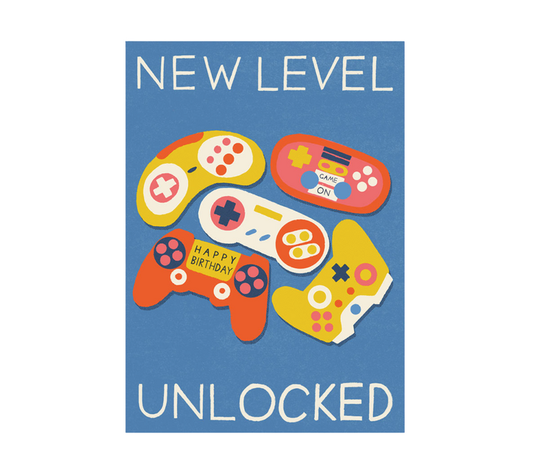 New Level Unlocked Card