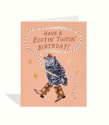 Rootin Tootin Birthday Card