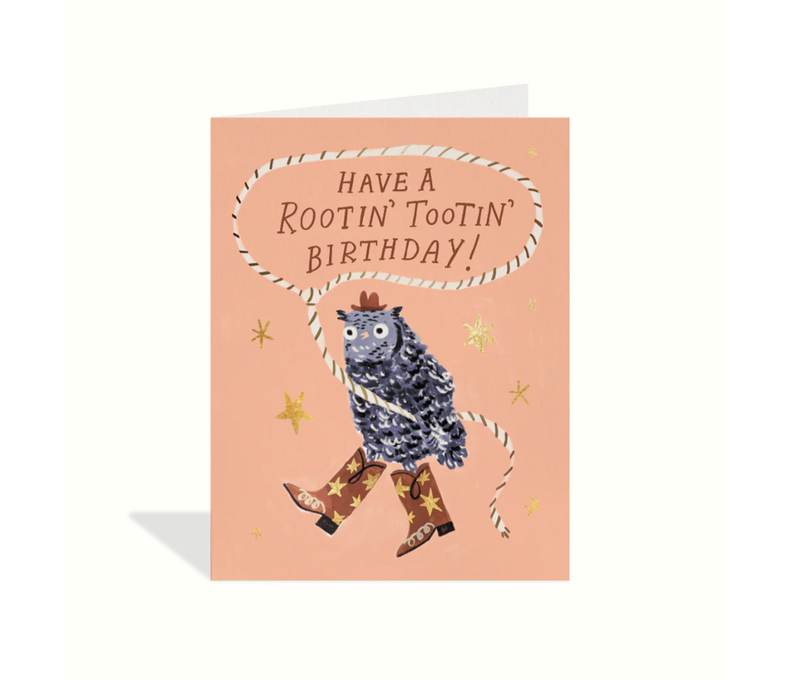 Rootin Tootin Birthday Card