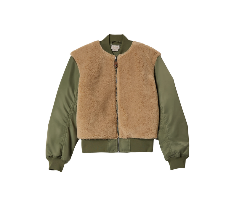 Sherpa Surplus Bomber Jacket