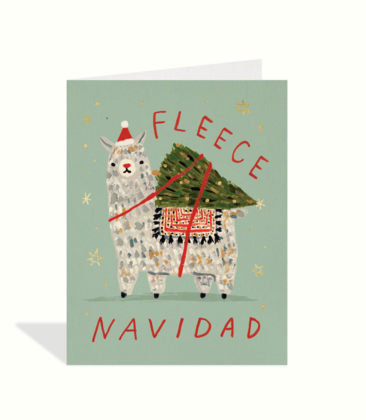 Fleece Navidad Card