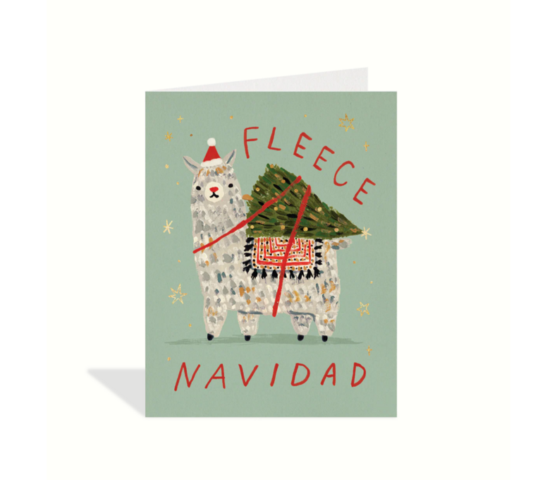Fleece Navidad Card