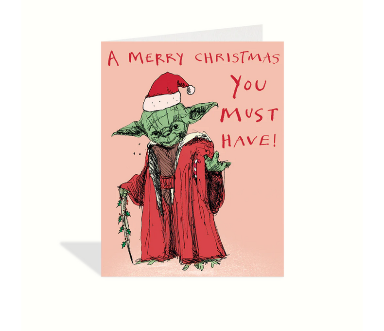 Yoda Christmas Card
