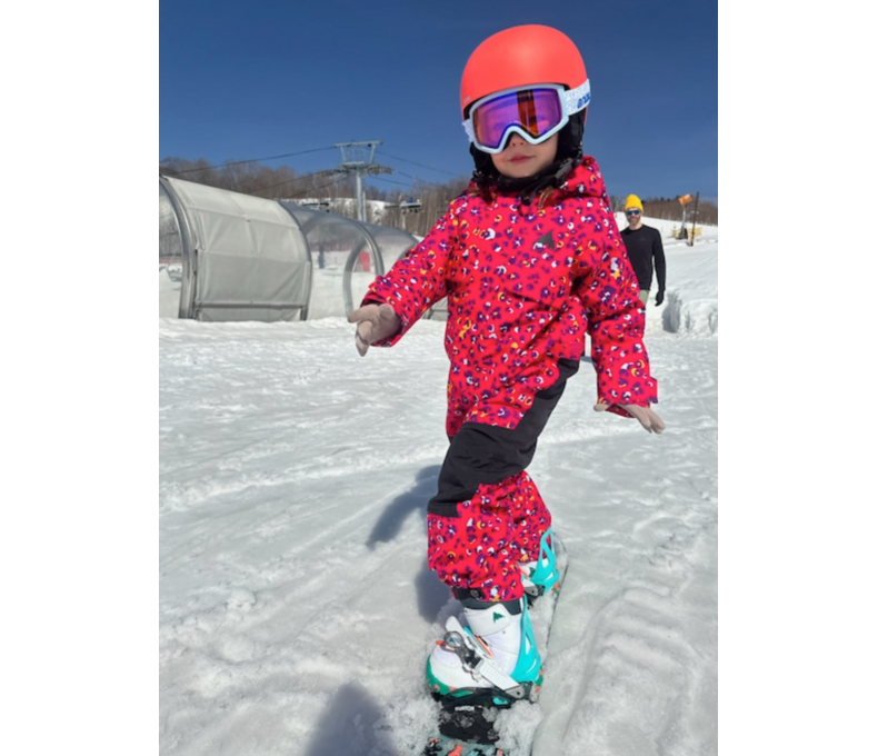 Toddler 2L One Piece Snowsuit in Black, Scarlet or Pink