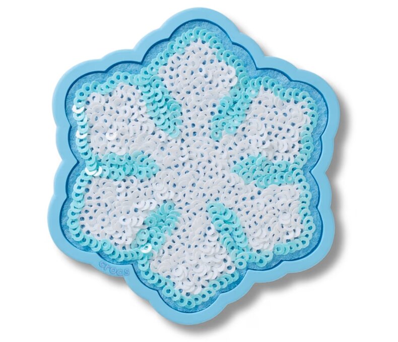 Sequin Snowflake Jibbitz