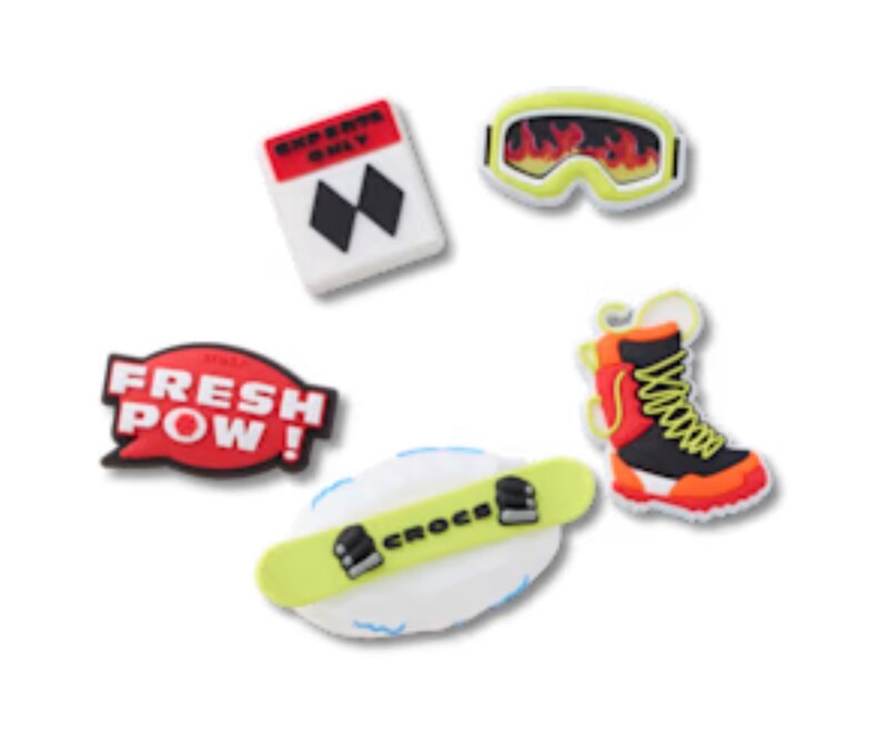 Snowboarding 5 Pack Jibbitz