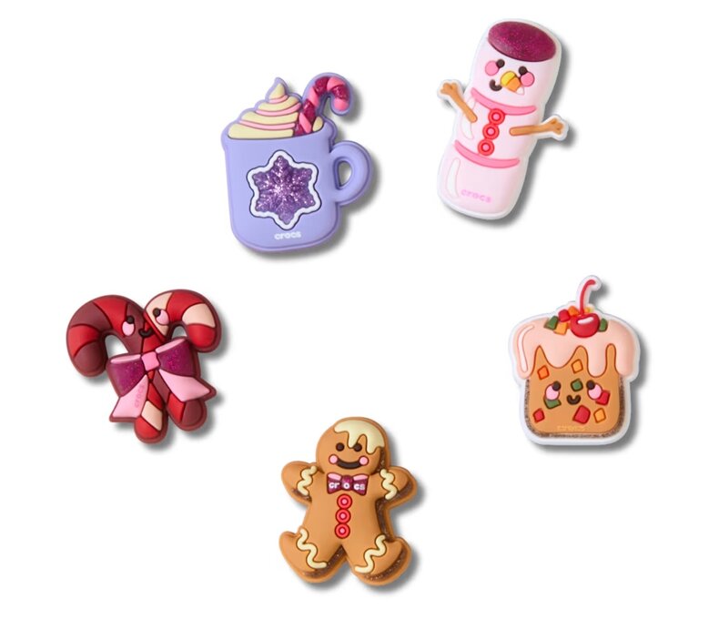 Cute Winter Foods 5 Pack Jibbitz