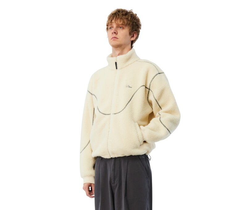 Mens Polar Fleece Sherpa Zip