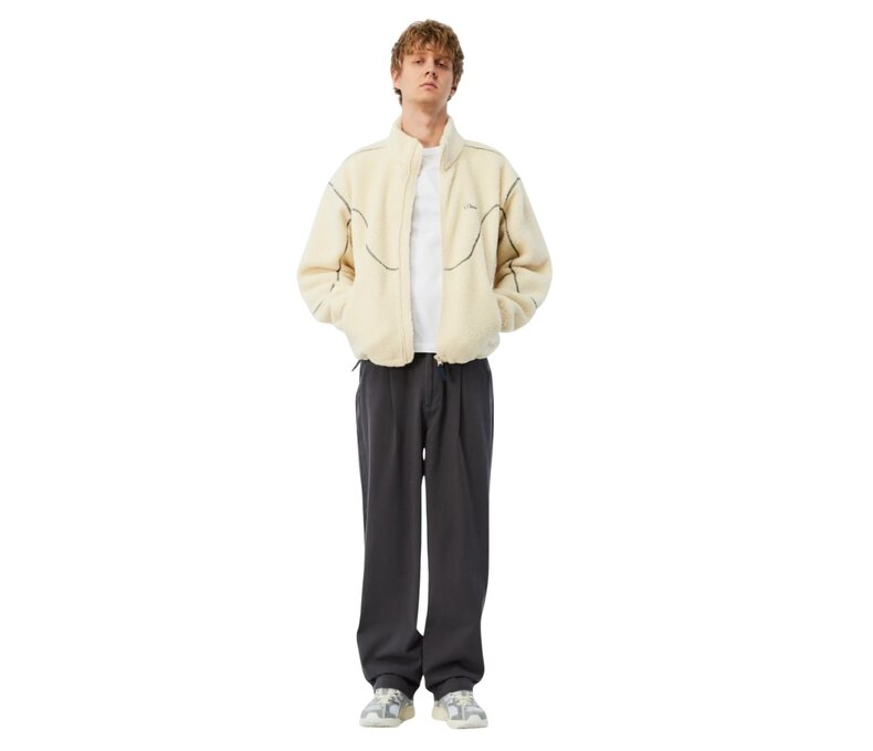 Mens Polar Fleece Sherpa Zip
