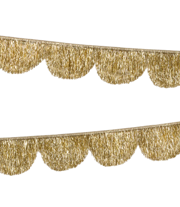 Gold Tinsel Garland