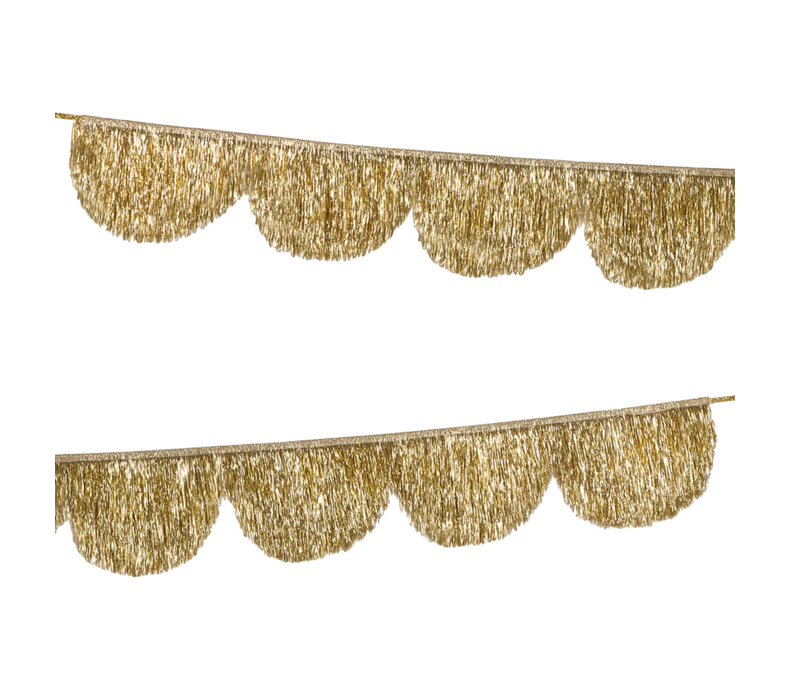 Gold Tinsel Garland