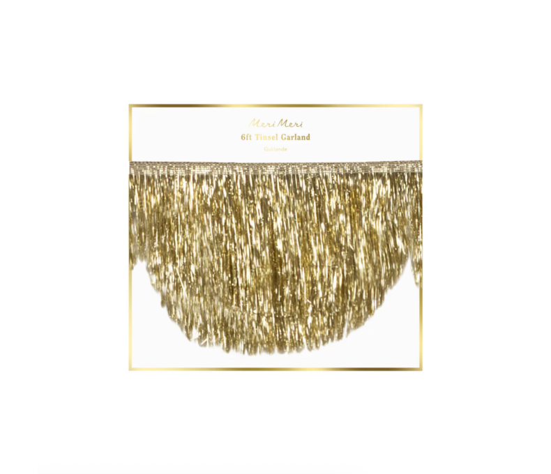 Gold Tinsel Garland
