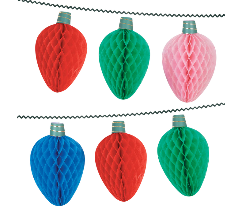 Giant Honeycomb String Light Garland