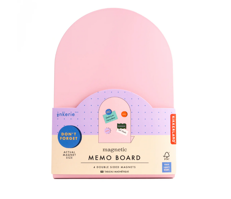 Pink Magnetic Memo Board