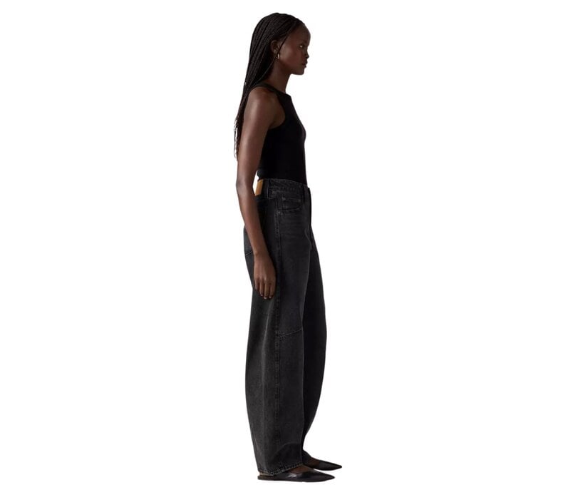 Womens Baggy Dad Barrel Jeans