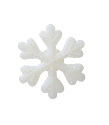 White Snowflake 1 Jibbitz