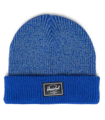 Elmer Reflective Ribbed Kids Beanie Sodalite Blue Reflective 1-3Y