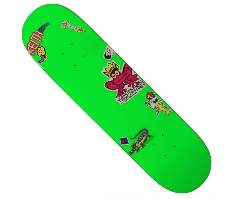 Cromer Neon Sticker 8.25 Skate Deck