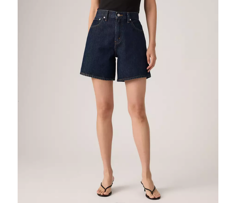 High Rise Baggy Shorts