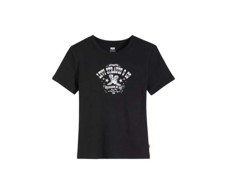 Graphic Ringer Rickie Metallic Boot Poster Tee