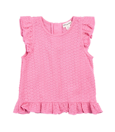 Ruffled Sleeveless Top