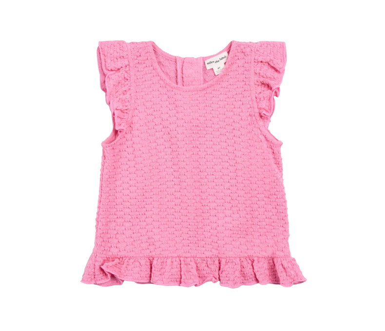 Ruffled Sleeveless Top