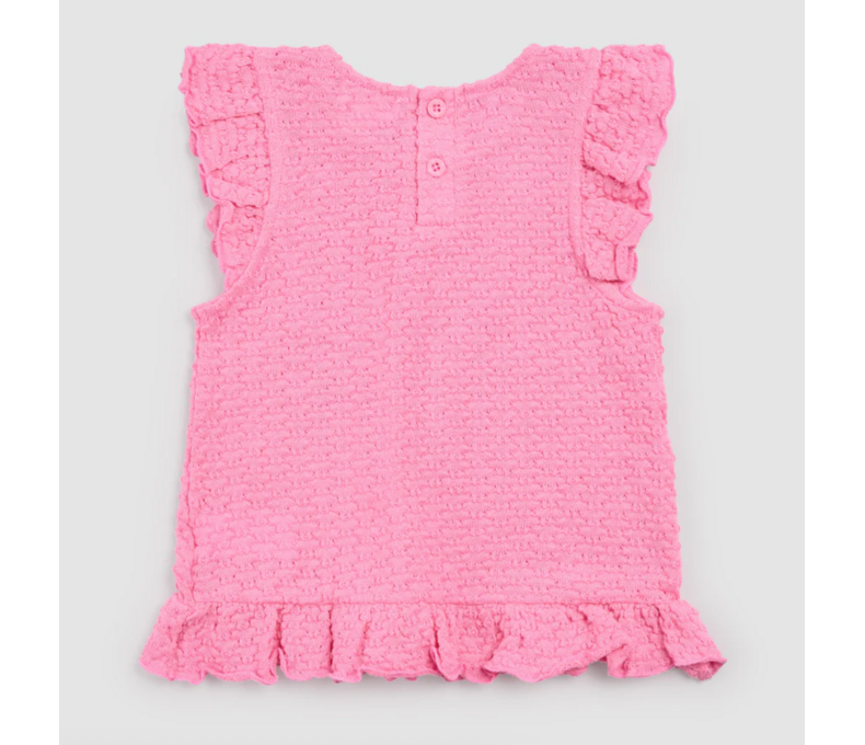 Ruffled Sleeveless Top